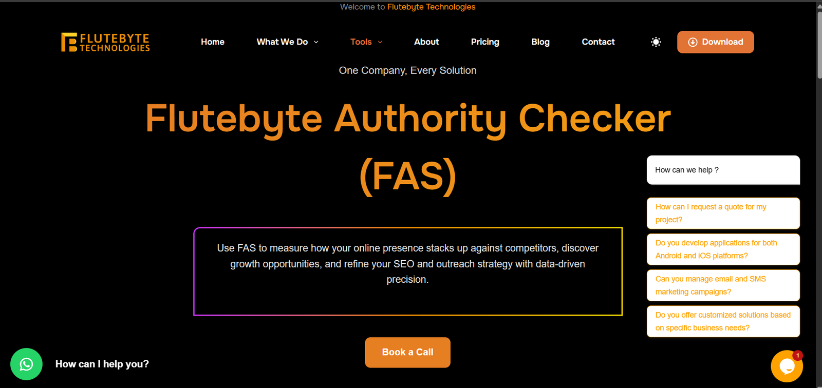 Domain authority checker tool
