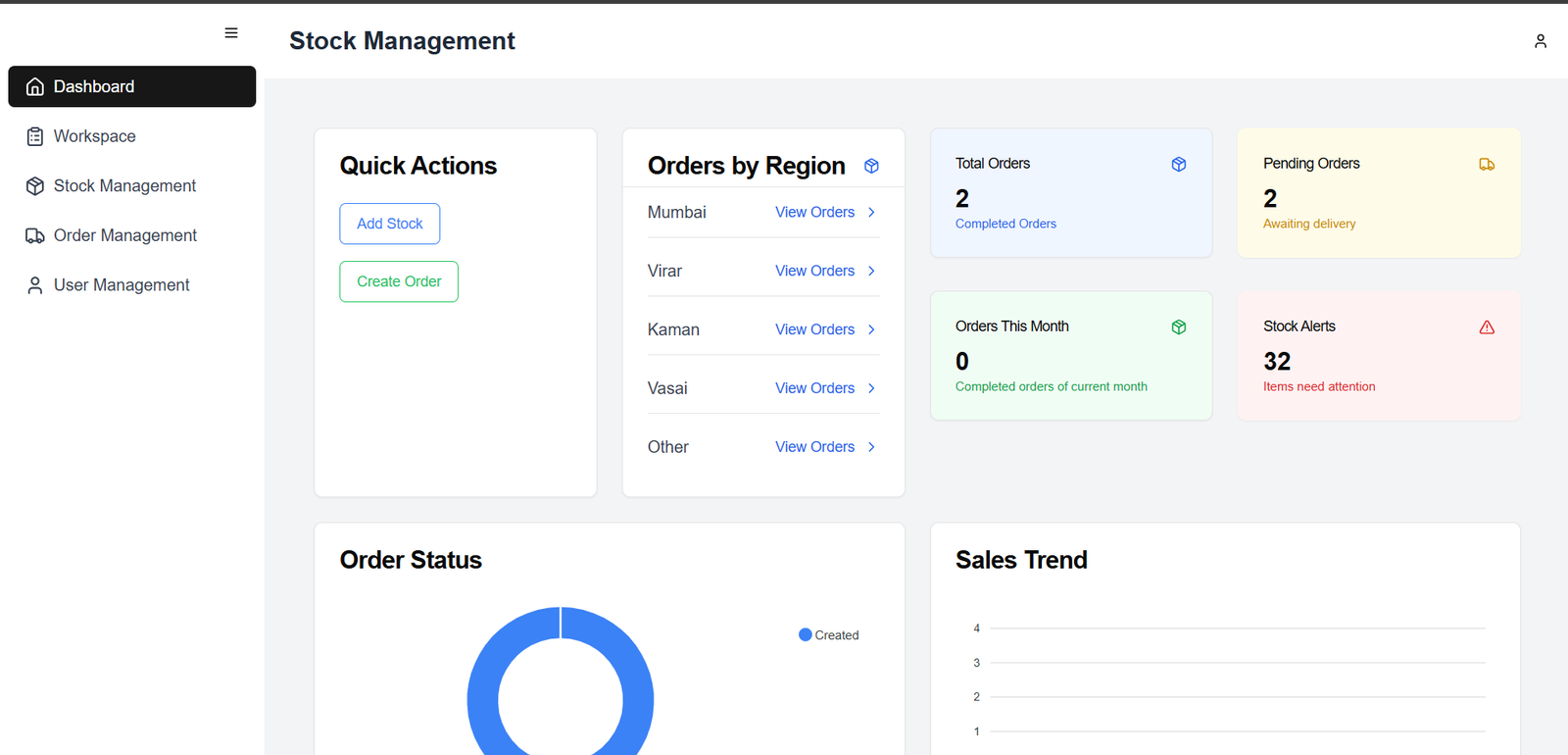 Inventory management software
